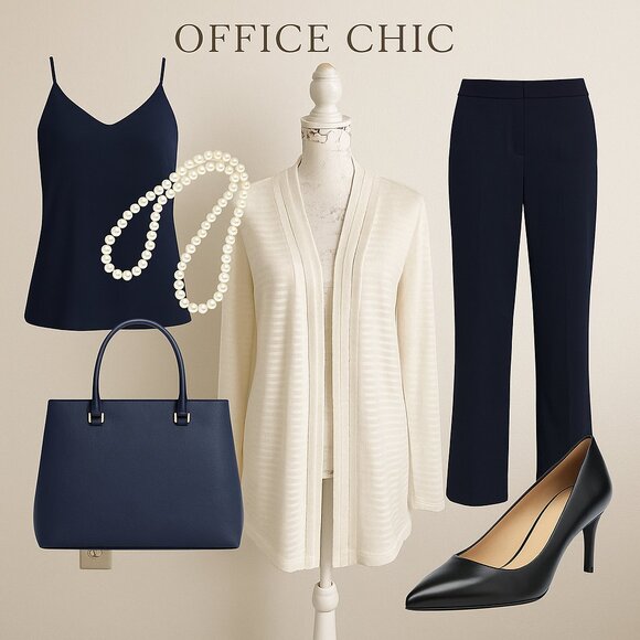 🕊️ Jones New York Collection Woman Open Knit Cardigan – 0X - Picture 4 of 11